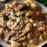 Beef Stroganoff in a Bowl