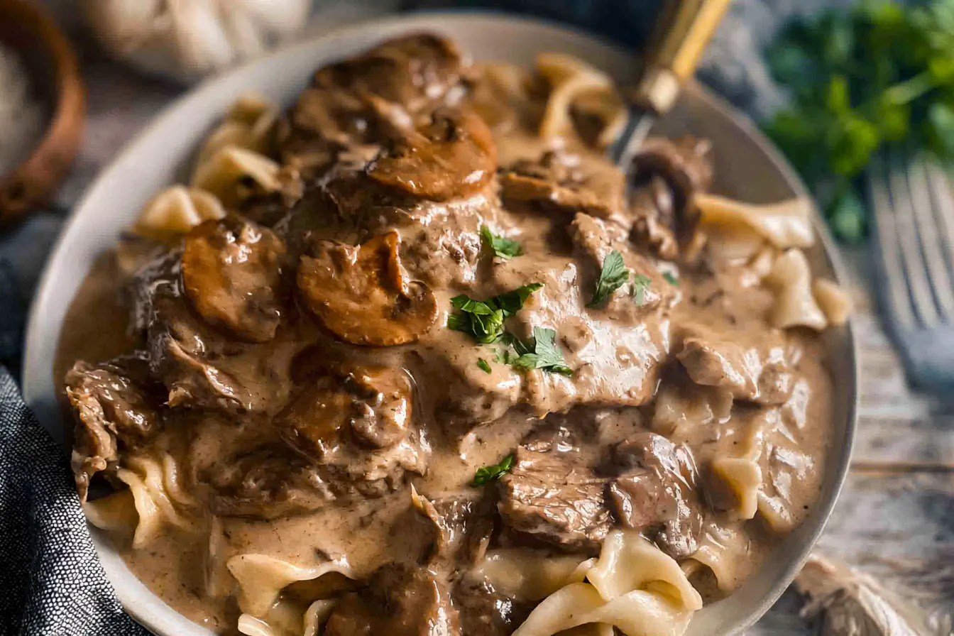 Beef Stroganoff