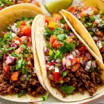 Delicious Beef Tacos Ready to Enjoy