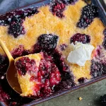 Delicious Blackberry Cobbler Fresh Out of the Oven