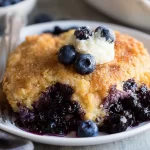 Delicious Blueberry Cobbler Fresh Out of the Oven