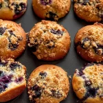 Freshly Baked Blueberry Muffins