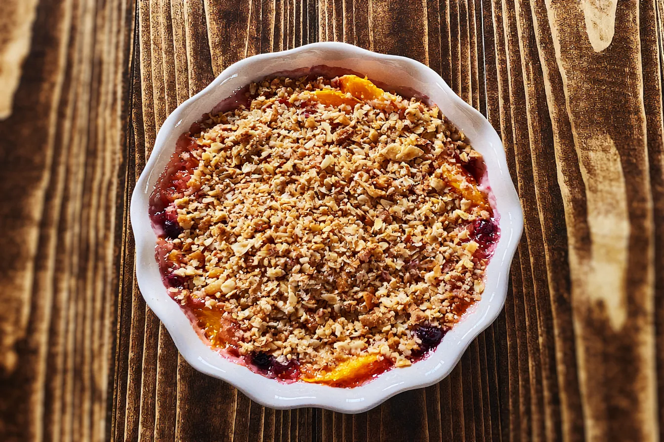 Blueberry Peach Crisp