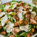 Delicious Caesar Salad with Homemade Dressing