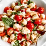 Fresh Caprese Salad with Mozzarella and Basil