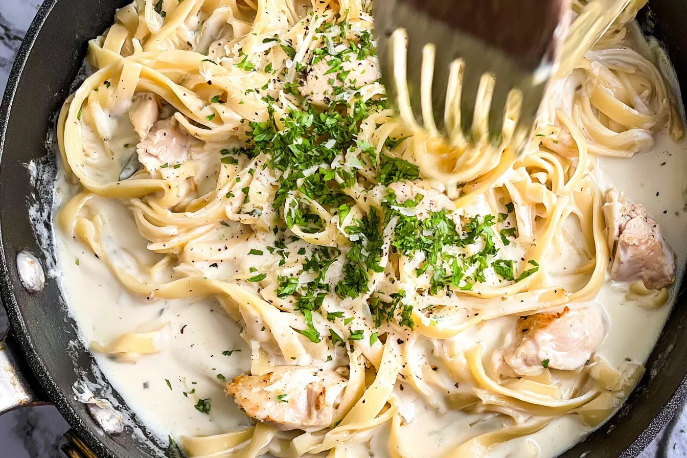 Delicious Chicken Alfredo Ready to Serve