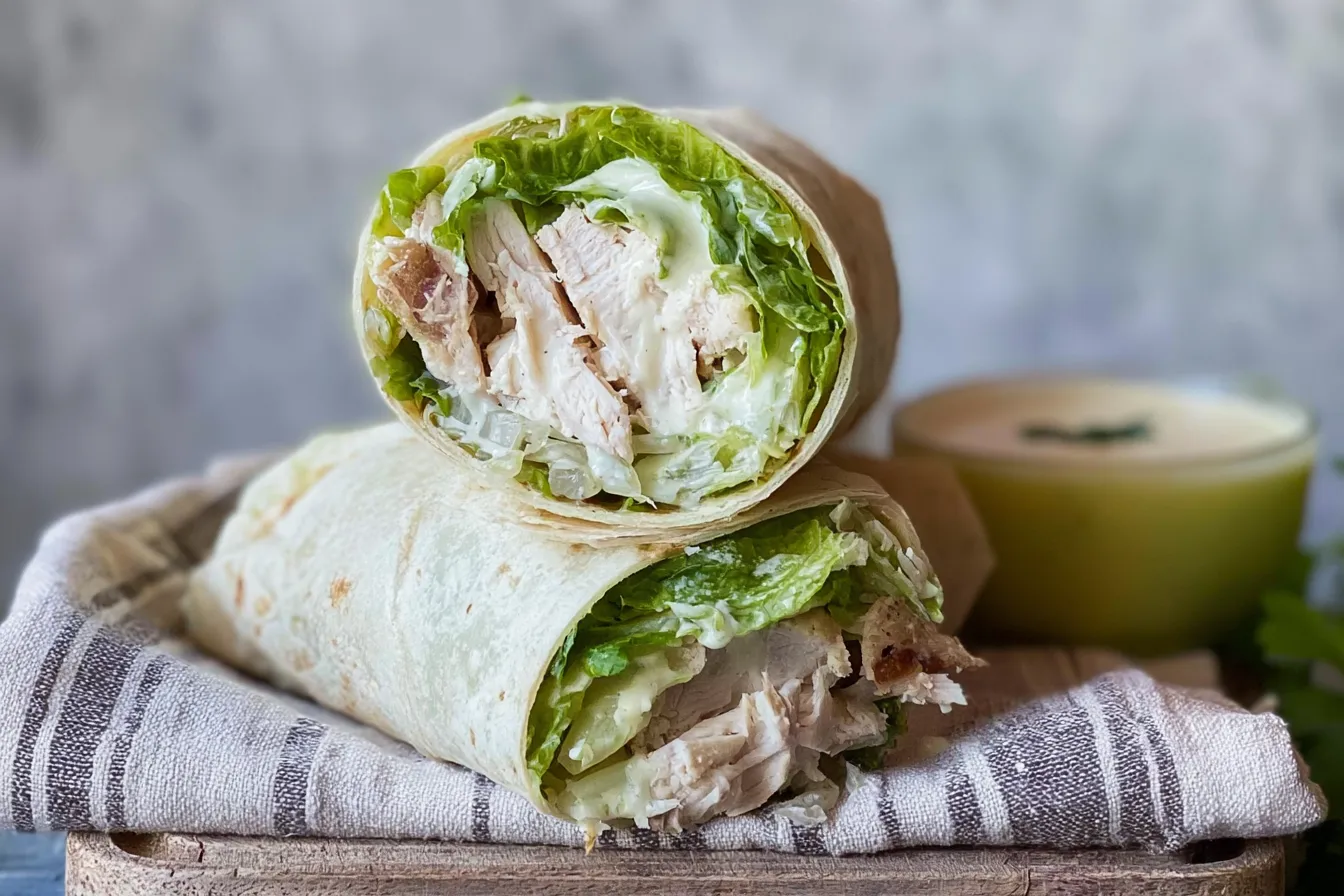 Chicken Caesar Wrap Ready to Serve: Fresh and Flavorful
