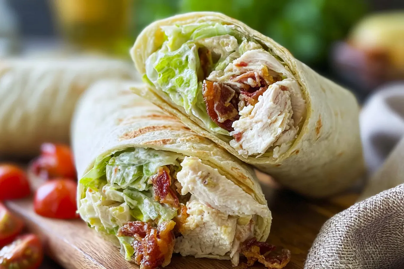 Chicken Caesar Wraps