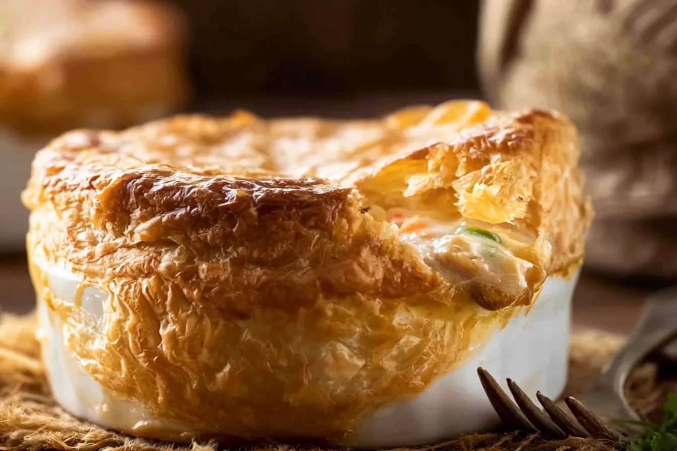 Delicious Chicken Pot Pie Freshly Baked