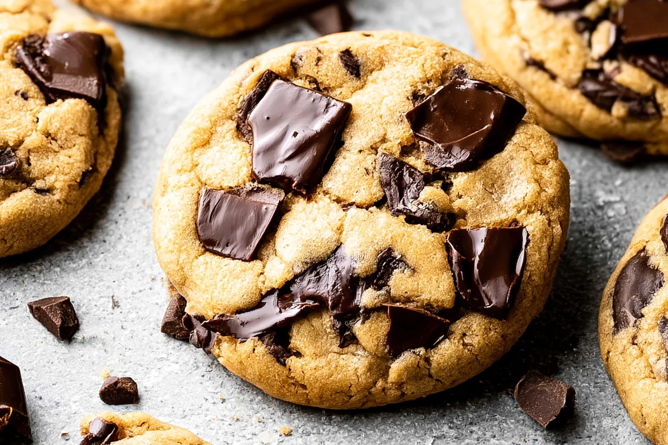 Delicious Chocolate Chip Cookies Freshly Baked
