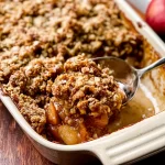Warm Classic Apple Crisp Fresh from the Oven