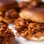 Classic BBQ Pulled Pork Served with Buns