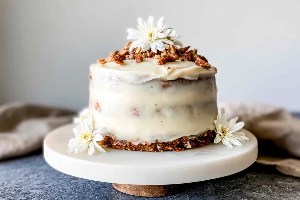 Classic Carrot Cake Slices Ready to Serve
