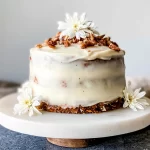 Classic Carrot Cake Slices Ready to Serve