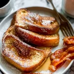 Classic French Toast Plated with Fresh Berries