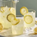 Classic Lemonade in a Refreshing Glass with Lemon Slices
