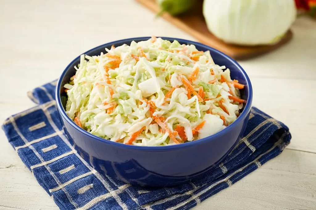 Classic Southern Coleslaw in a Bowl
