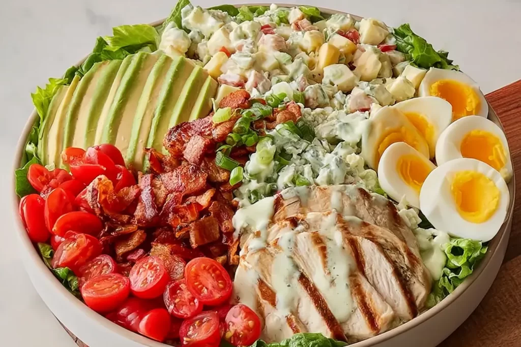Cobb Salad with Avocado and Grilled Chicken