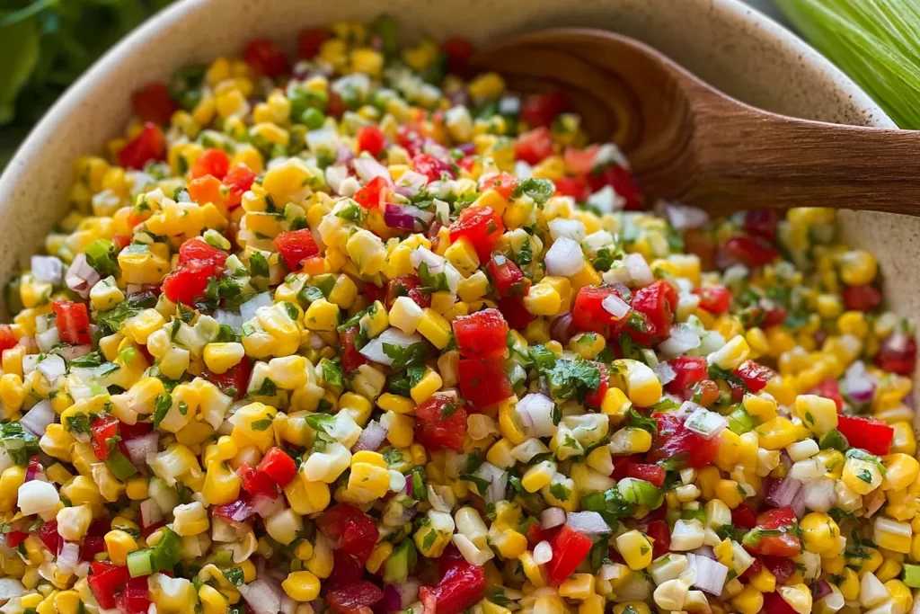 Fresh and Colorful Corn Salad
