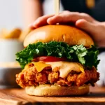 Crispy Chicken Sandwich Ready to Serve