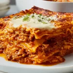 Delicious Easy Homemade Lasagna Ready to Serve
