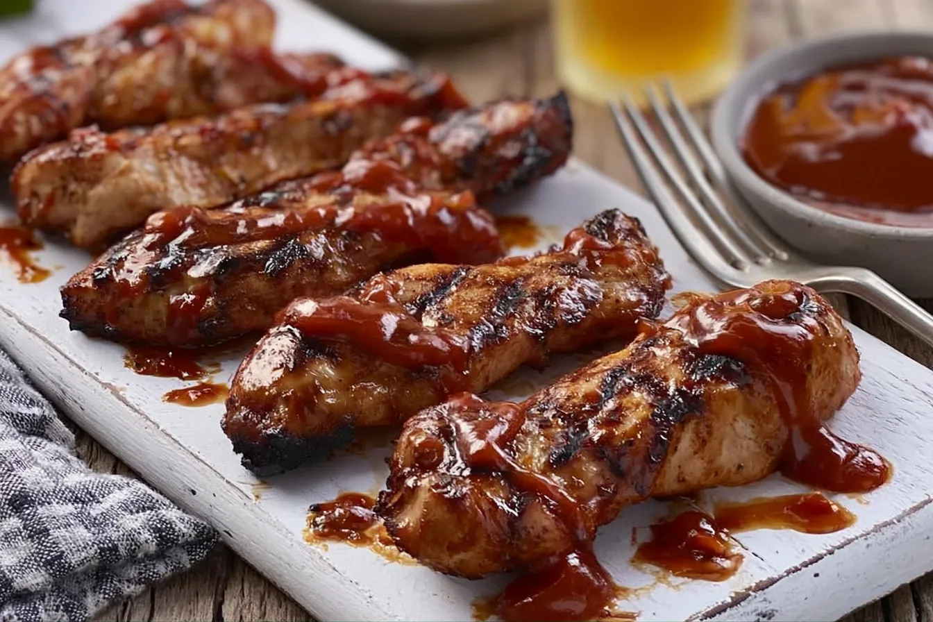 Grilled BBQ Chicken on the Grill