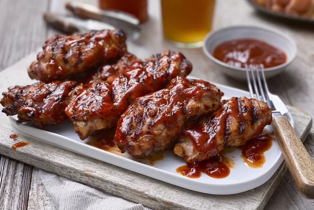 Grilled BBQ Chicken Thighs Perfectly Glazed