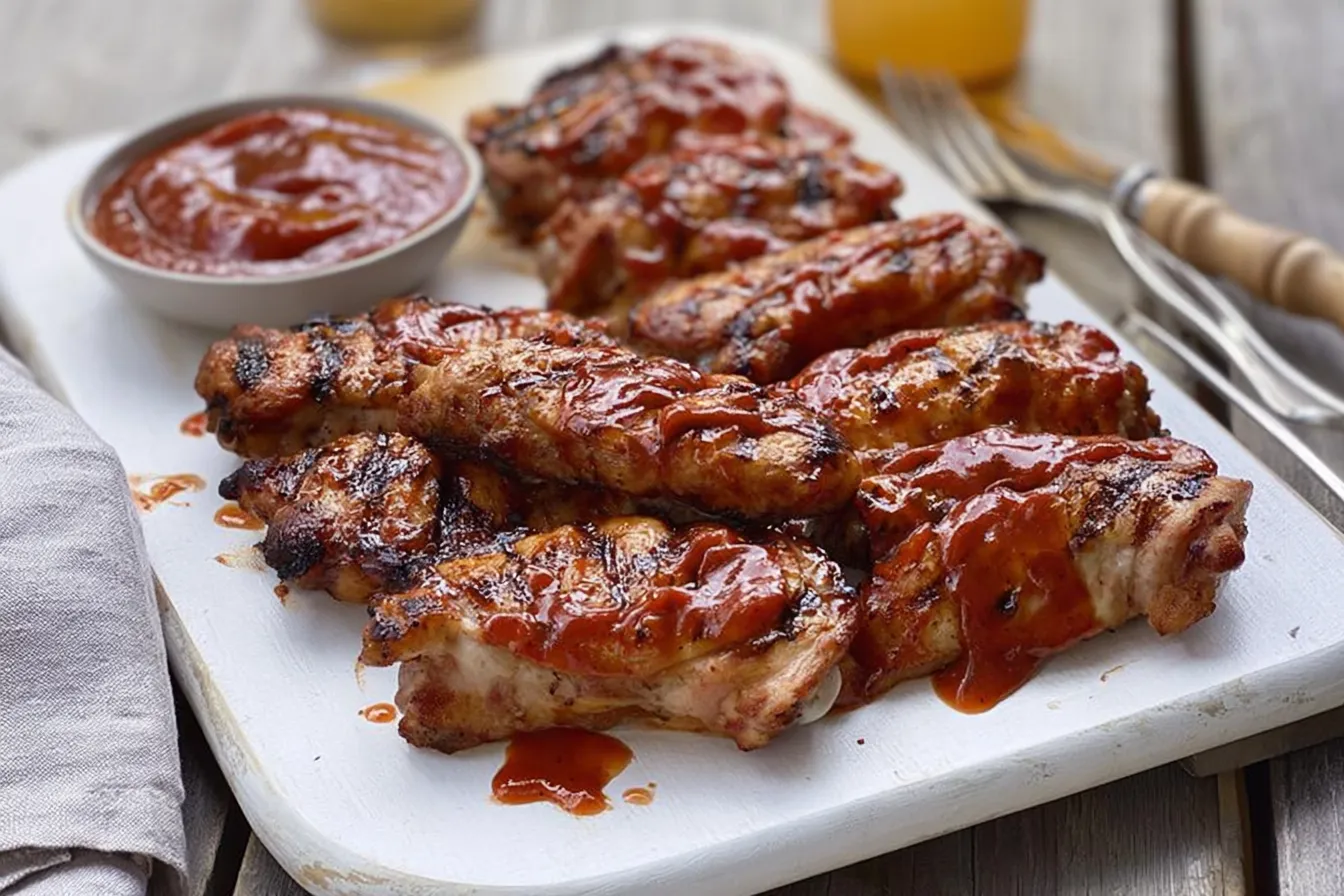 Grilled BBQ Chicken Thighs