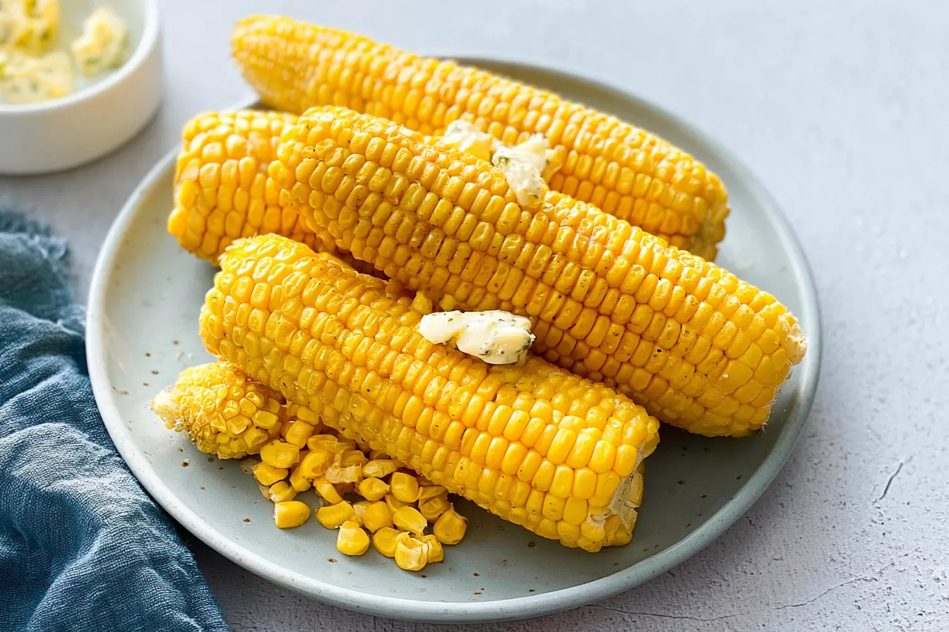 Delicious Grilled Corn on the Cob with Herb Butter