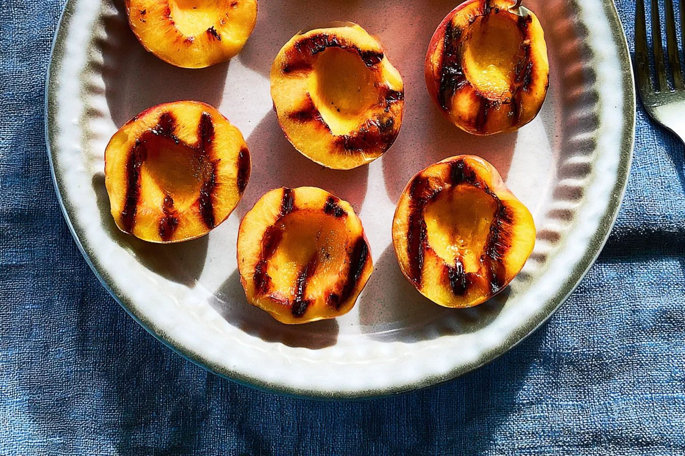 Delicious Grilled Peaches with Honey Drizzle
