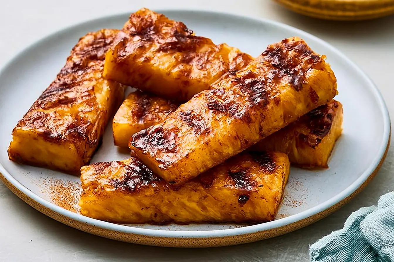 Grilled Pineapple with Cinnamon