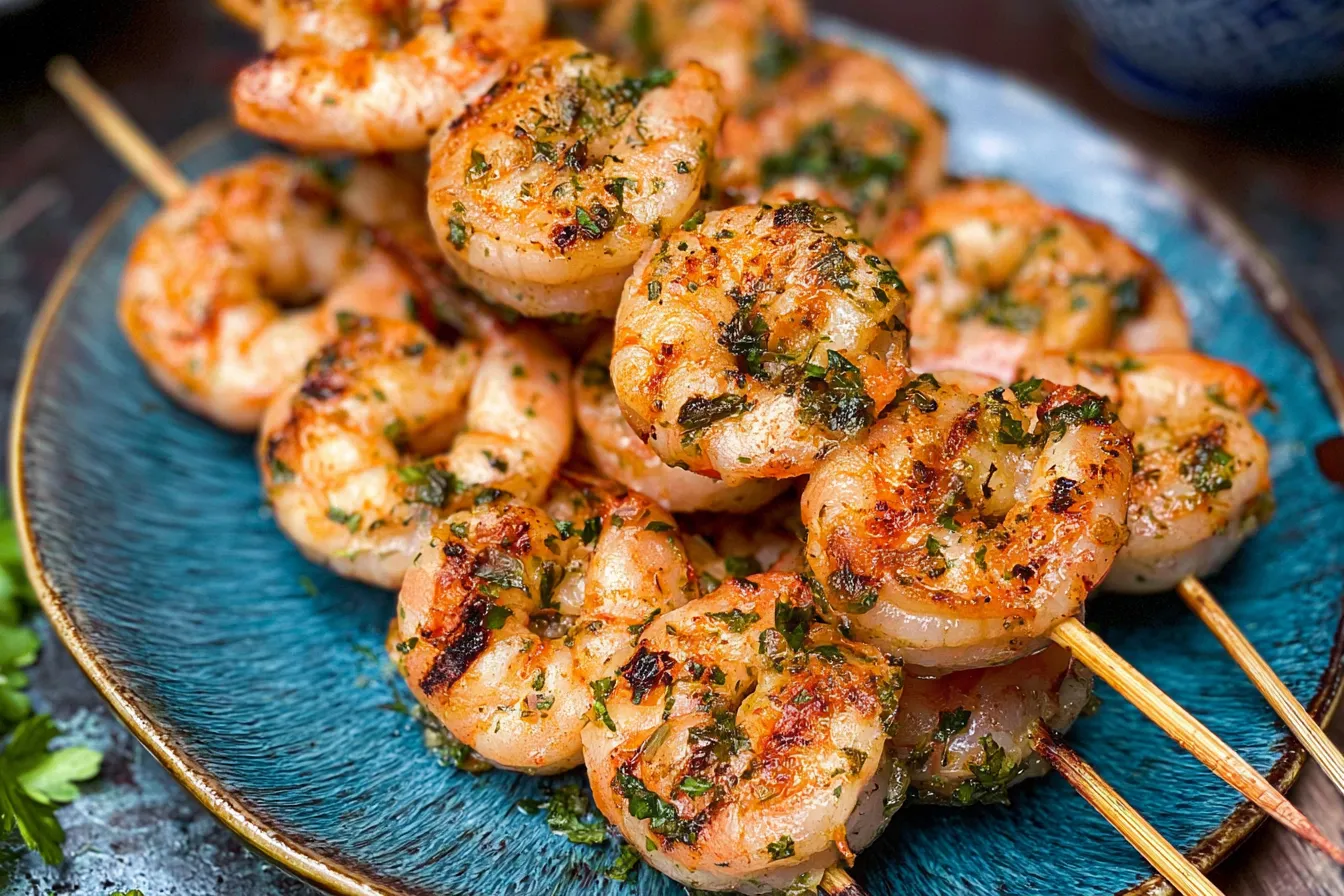 Delicious Grilled Shrimp Skewers on the Grill