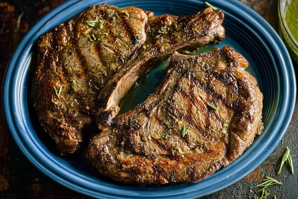 Juicy Grilled Steak on the Grill