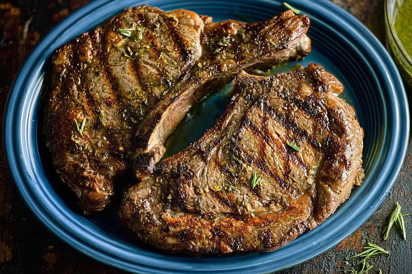 Juicy Grilled Steak on the Grill