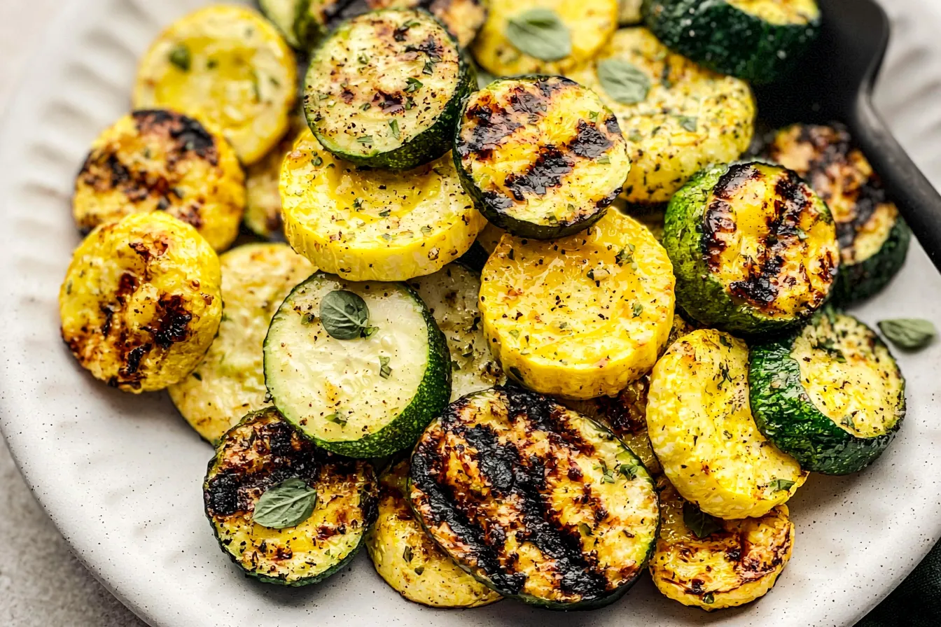 Grilled Zucchini and Squash