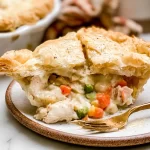 Freshly Baked Homemade Chicken Pot Pie