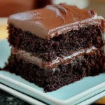 Delicious Slice of Homemade Chocolate Cake