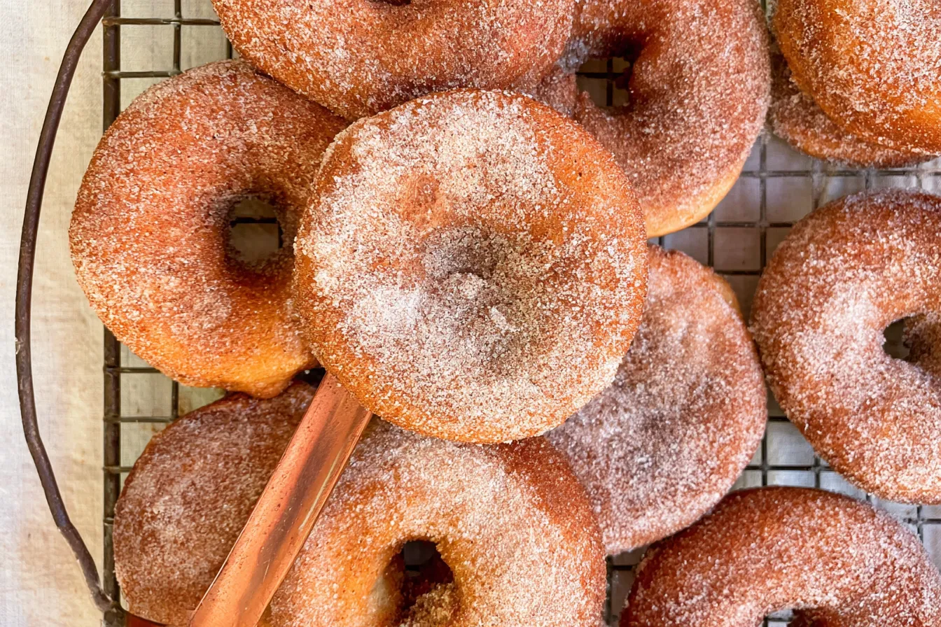 Homemade Cinnamon Sugar Donuts