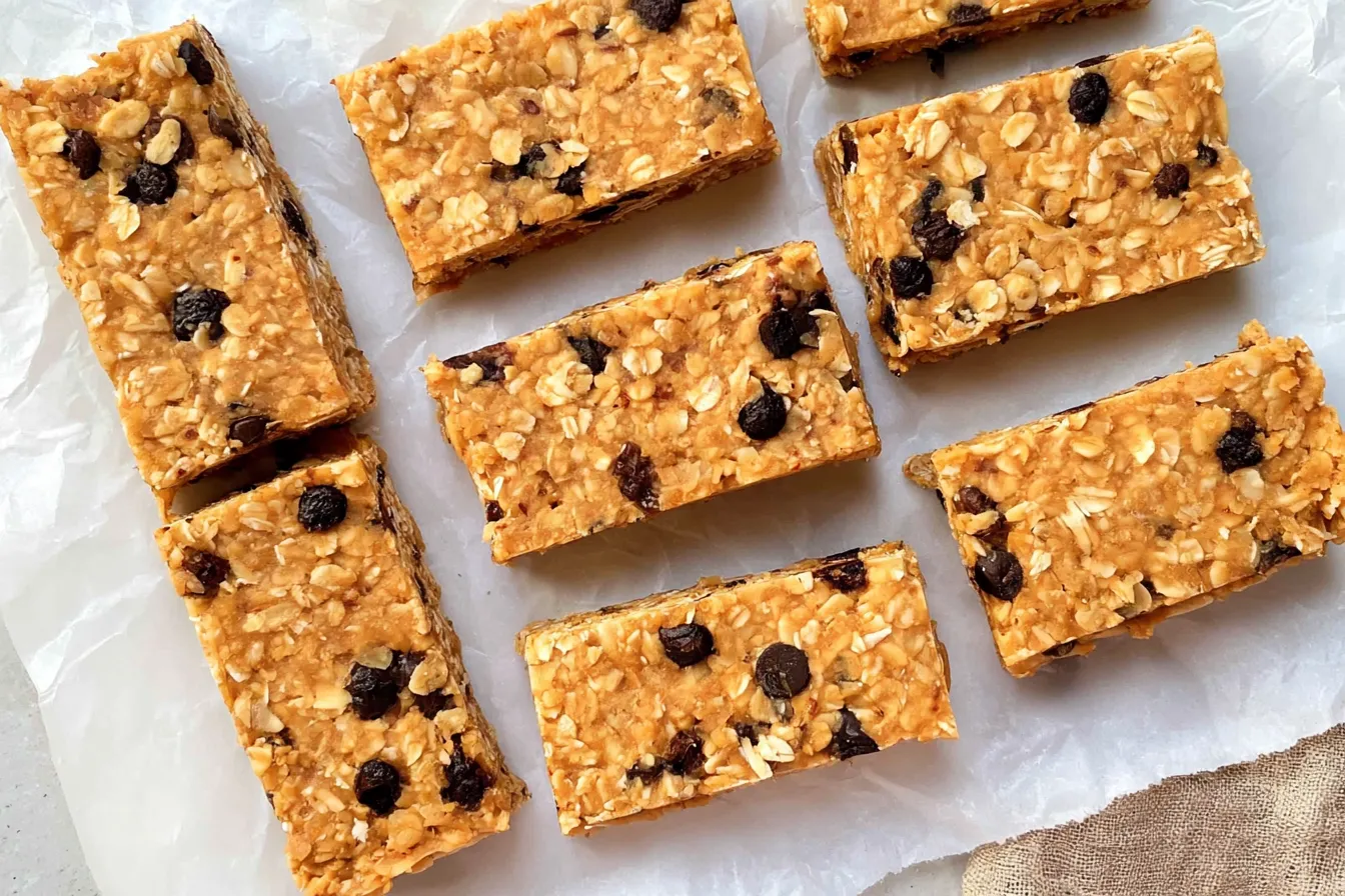Homemade Granola Bars Fresh Out of the Oven