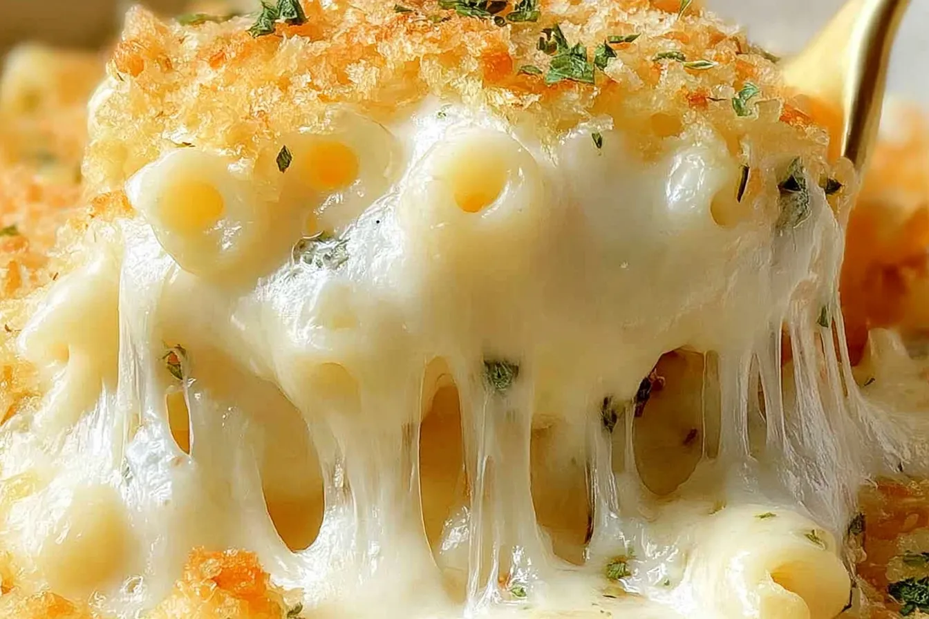 Creamy Homemade Mac and Cheese with Crispy Topping