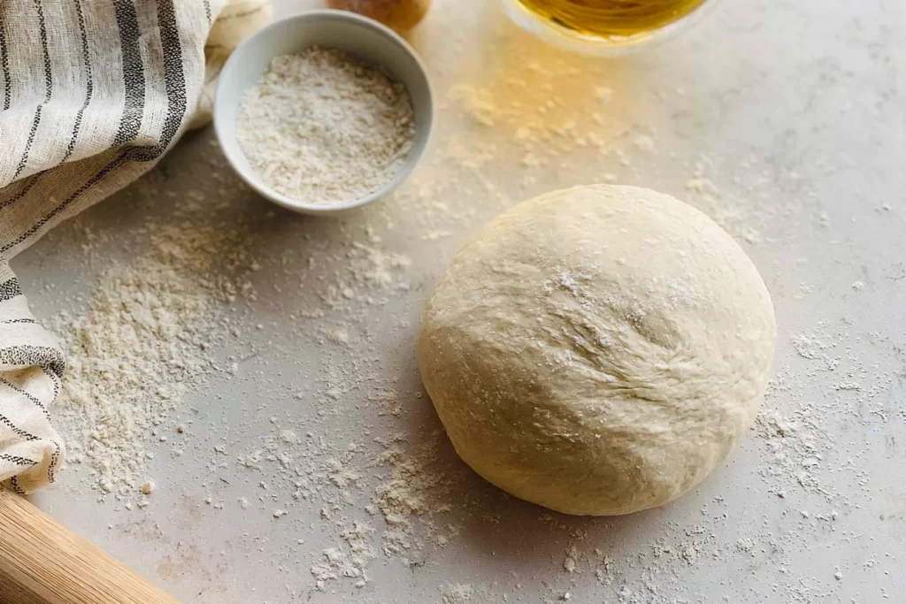 Homemade Pizza Dough Ready to Bake