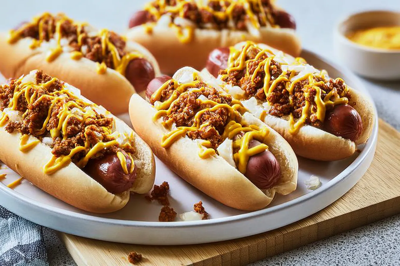 Delicious Hot Dogs on the Grill