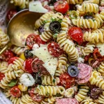 Italian Pasta Salad Close-Up
