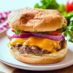 Juicy Grilled Burgers Ready to Serve