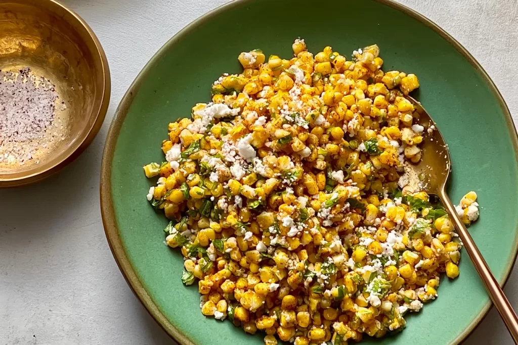 Vibrant Mexican Street Corn Salad (Esquites) Ready to Serve
