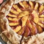 Nectarine Galette Freshly Baked and Ready to Enjoy