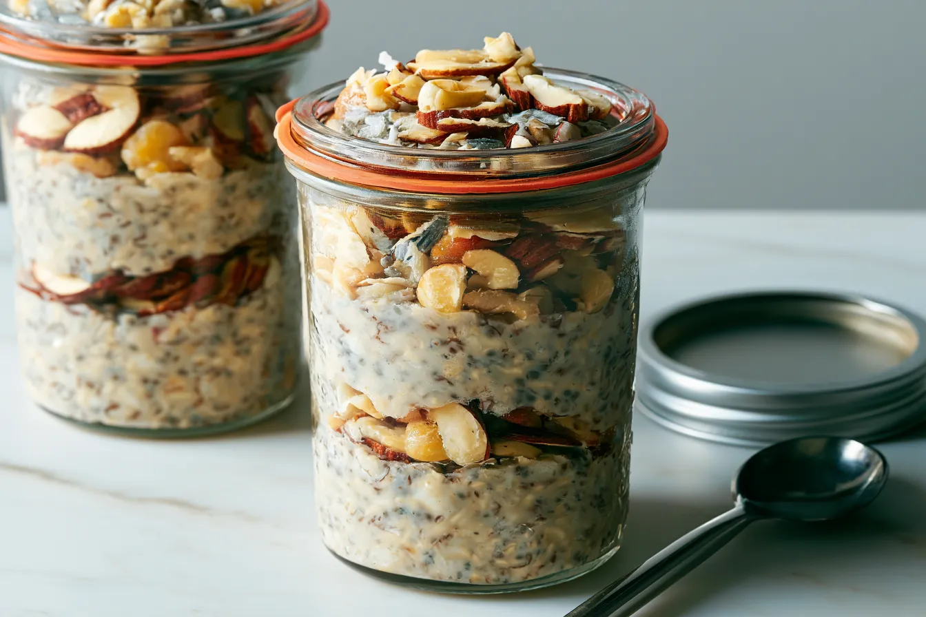 Delicious Overnight Oats in a Jar