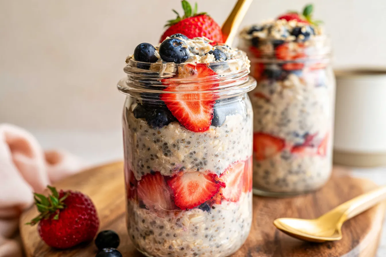 Overnight Oats with Berries