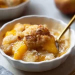 Delicious Peach Cobbler Freshly Baked