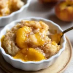 Classic Peach Cobbler Freshly Baked